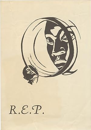 Original flyer announcing a limited edition book produced to honor Dutch poet Rosey E. Pool