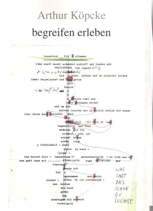 Immagine del venditore per Begreifen erleben : gesammelte Schriften. Hrsg. von Barbara Wien; venduto da nika-books, art & crafts GbR