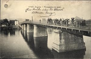 Bild des Verkufers fr Ansichtskarte / Postkarte Ougre Seraing Wallonie Lttich, Perspektive der Brcke zum Verkauf von akpool GmbH