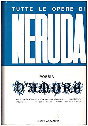 Seller image for POESIA D'AMORE for sale by VETERA RECENTIA