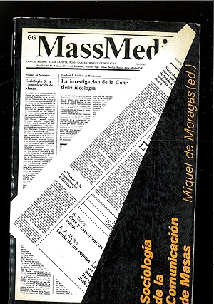 Seller image for Sociologa de la comunicacin de masas (GG mass media) (Spanish Edition) for sale by Papel y Letras