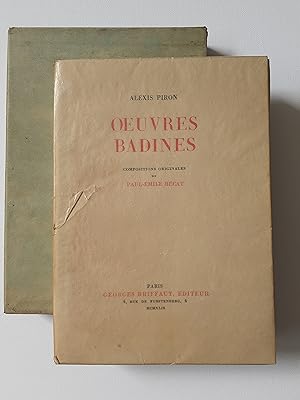 Imagen del vendedor de Oeuvres badines a la venta por ConcreteAbstract