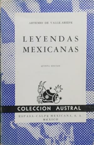 Imagen del vendedor de Leyendas mexicanas a la venta por Librera Alonso Quijano