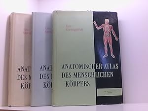 Imagen del vendedor de Anatomischer Atlas de menschlichen Krpers in drei Bnden Band 1: Knochenlehre - Gelenk- und Bnderlehre - Muskellehre, Band 2: Eingeweidelehre, Band 3: Nervensystem, Angiologie, sinnesorgane a la venta por Book Broker