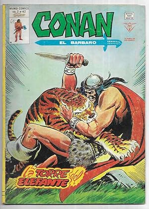 Conan el Barbaro. Mundi Comics Vol 2 nº 42 La Torre del Elefante Vertice