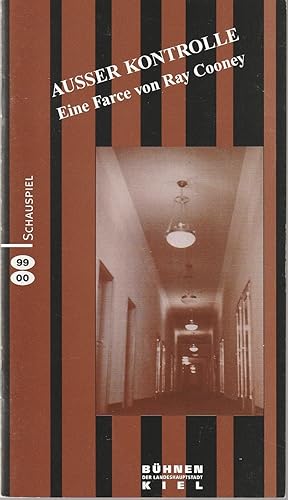 Bild des Verkufers fr Programmheft Ray Cooney AUSSER KONTROLLE Premiere 16. Oktober 1999 Spielzeit 1999 / 2000 zum Verkauf von Programmhefte24 Schauspiel und Musiktheater der letzten 150 Jahre