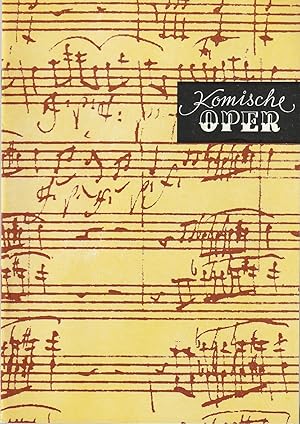 Imagen del vendedor de Programmheft 7. SINFONIEKONZERT DES ORCHESTERS DER KOMISCHEN OPER 5. Mai 1988 Spielzeit 1987 / 88 a la venta por Programmhefte24 Schauspiel und Musiktheater der letzten 150 Jahre