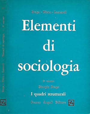 Bild des Verkufers fr Elementi di sociologia zum Verkauf von Biblioteca di Babele