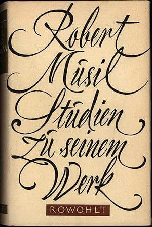 Seller image for Robert Musil. Studien zu seinem Werk. for sale by Antiquariat Lenzen