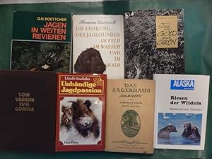 Sammlung von 13 Büchern zum Thema: Jagd