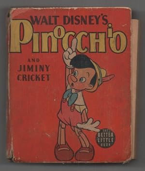 Pinocchio and Jiminy Cricket by Walt Disney, Big Little Book #1435