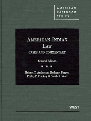 Bild des Verkufers fr American Indian Law (American Casebook Series) zum Verkauf von ICTBooks