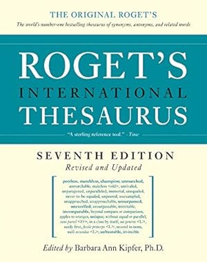 Image du vendeur pour Roget's International Thesaurus, 7th Edition mis en vente par ICTBooks