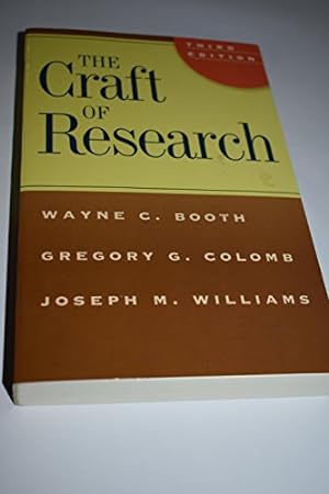 Imagen del vendedor de The Craft of Research, Third Edition (Chicago Guides to Writing, Editing, and Publishing) a la venta por ICTBooks