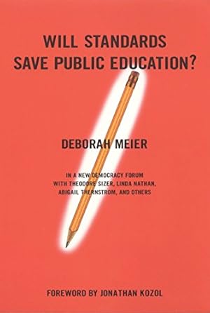 Seller image for Will Standards Save Public Education for sale by ICTBooks