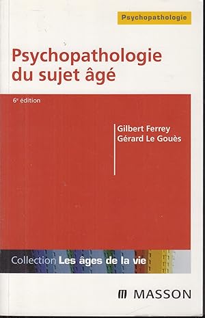 Image du vendeur pour Psychopathologie du sujet g 6eme dition mis en vente par PRISCA