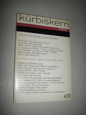 Kürbiskern. Literatur und Kritik. 4/70