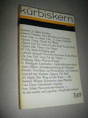 Kürbiskern. Literatur und Kritik. 3/69