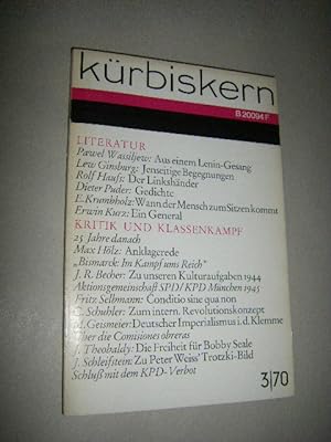 Kürbiskern. Literatur und Kritik. 3/70