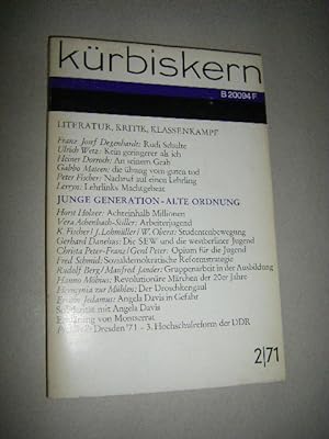 Kürbiskern. Literatur und Kritik. 2/71