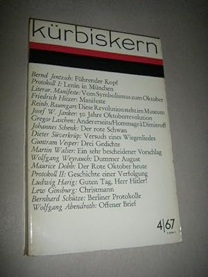 Kürbiskern. Literatur und Kritik. 4/67