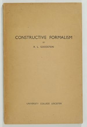 Constructive formalism. Essays on the foundations of mathematics