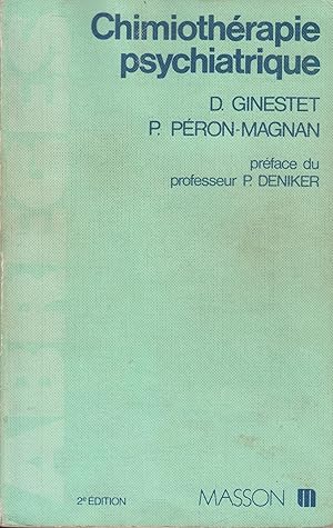 Image du vendeur pour Chimiothrapie psychiatrique mis en vente par PRISCA