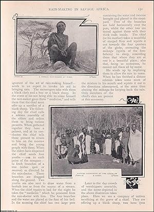 Imagen del vendedor de Rain-making in Savage Africa by Witch-doctors. An uncommon original article from the Wide World Magazine, 1904. a la venta por Cosmo Books