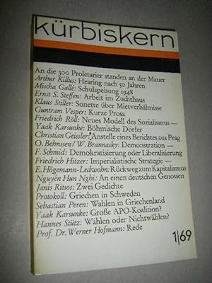 Kürbiskern. Literatur und Kritik. 1/69
