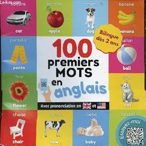 Image du vendeur pour 100 premiers mots en anglais avec prononciation - bilingue ds 2 ans. mis en vente par Le-Livre