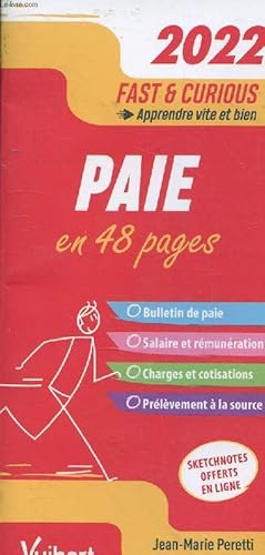 Bild des Verkufers fr Paie en 48 pages - 2022 fast & curious apprendre vite et bien. zum Verkauf von Le-Livre