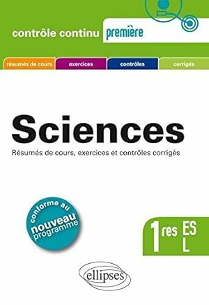 Imagen del vendedor de Sciences Premires ES & L Nouveau Programme 2011 a la venta por Dmons et Merveilles