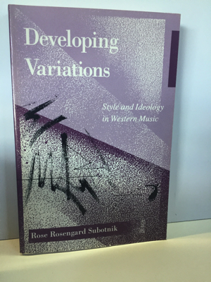 Seller image for Developing Variations: Style and Ideology in Western Music for sale by Monroe Street Books