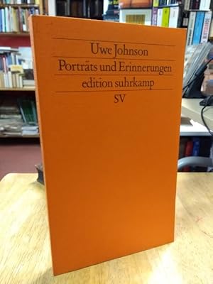 Bild des Verkufers fr Portrts und Erinnerungen. Herausgegeben von Eberhard Fahlke. zum Verkauf von NORDDEUTSCHES ANTIQUARIAT