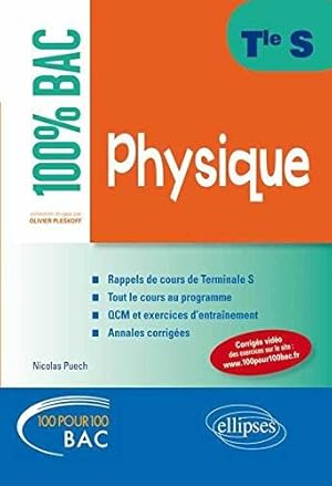 Image du vendeur pour 100% Bac Physique Terminale S mis en vente par Dmons et Merveilles