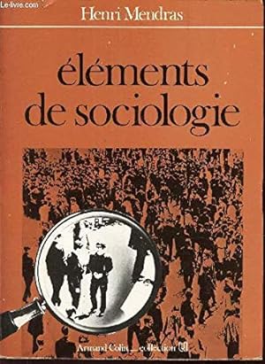 Seller image for ELEMENTS DE SOCIOLOGIE for sale by Ammareal