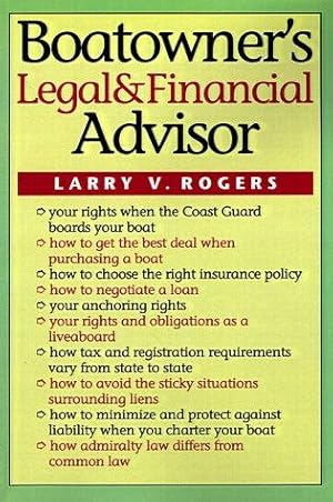 Bild des Verkufers fr Boatowner's Legal and Finance Guide zum Verkauf von WeBuyBooks