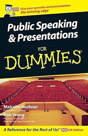 Seller image for Public Speaking and Presentations for Dummies for sale by WeBuyBooks