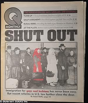 Imagen del vendedor de Q Monthly: the publication for gays, lesbians and bisexuals; vol. 4, #11, November, 1997: Shut Out a la venta por Bolerium Books Inc.
