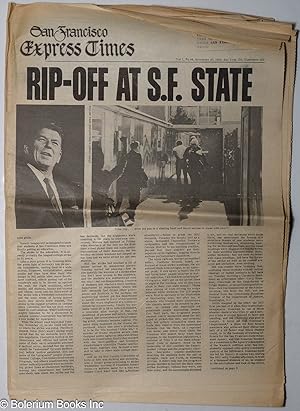 Imagen del vendedor de San Francisco Express Times, vol. 1, #44, November 20, 1968; Rip-Off at SF State a la venta por Bolerium Books Inc.