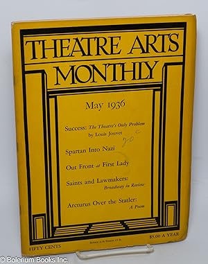 Image du vendeur pour Theatre Arts Monthly: vol. 20, #5, May, 1936: Spartan Into Nazi mis en vente par Bolerium Books Inc.