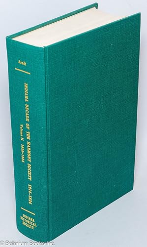 Seller image for A documentary history of the Indiana decade of the Harmony Society 1814-1824: Volume II, 1820-1824 for sale by Bolerium Books Inc.