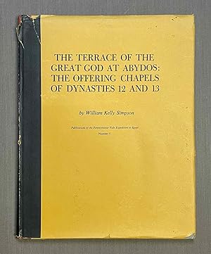 Image du vendeur pour The terrace of the great god at Abydos. The offering chapels of dynasties 12 and 13 mis en vente par Meretseger Books