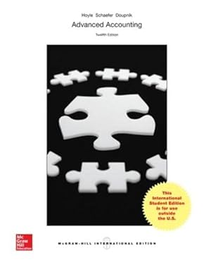 Image du vendeur pour Advanced Accounting (Int'l Ed) (COLLEGE IE OVERRUNS) mis en vente par WeBuyBooks