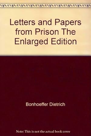 Seller image for Letters and Papers from Prison The Enlarged Edition for sale by WeBuyBooks