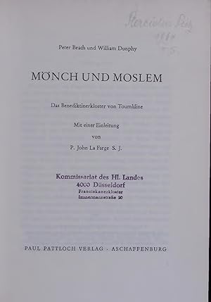 Seller image for MNCH UND MOSLEM. Mit einer Einleitung von P. John La Farge S. J. for sale by Antiquariat Bookfarm