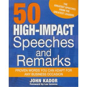 Imagen del vendedor de 50 High Impact Speeches And Remarks(Chinese Edition) a la venta por WeBuyBooks