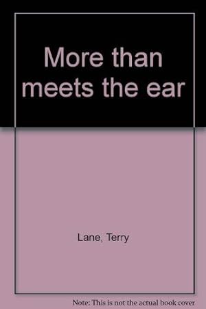 Seller image for More than meets the ear for sale by WeBuyBooks