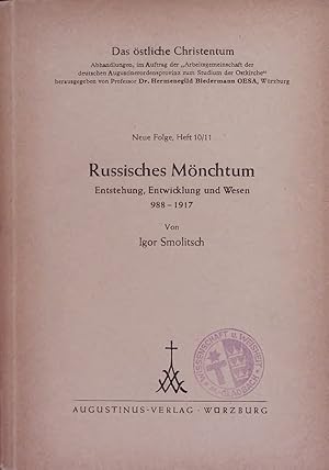 Seller image for Russisches Mnchtum Entstehung, Entwicklung und Wesen 988-1917. Neue Folge, Heft 10/11 for sale by Antiquariat Bookfarm