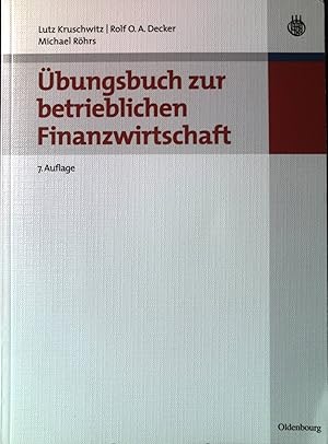 Seller image for bungsbuch zur betrieblichen Finanzwirtschaft. Internationale Standardlehrbcher der Wirtschafts- und Sozialwissenschaften. for sale by books4less (Versandantiquariat Petra Gros GmbH & Co. KG)